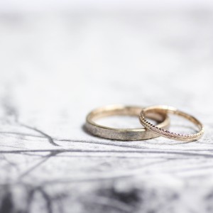 wedding ring K18 Brown Gold